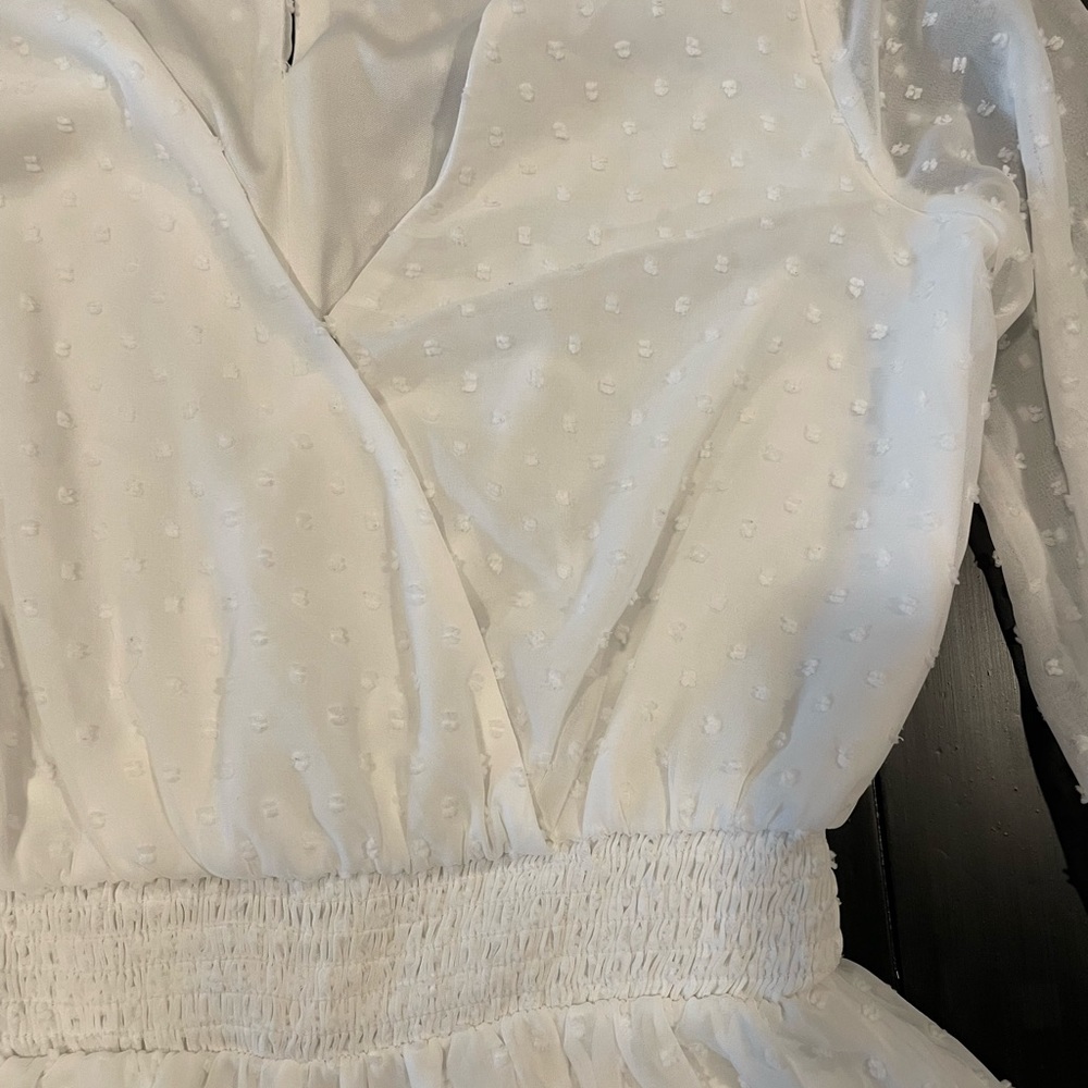 White Lulus Romper